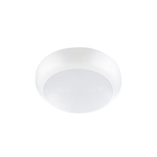Integral LED Tough-Shell Pro - plafondlamp met sensor - Ø 32,5 x 7,5 cm - 16W LED incl. - IP66 - wit