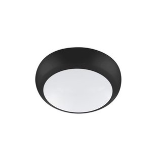 Integral LED Tough-Shell Pro - plafondlamp met sensor - Ø 32,5 x 7,5 cm - 16W LED incl. - IP66 - zwart
