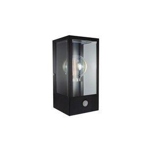 Integral LED Prato - buiten wandlamp met sensor  - 11,5 x 11,3 x 23,7 cm - IP44 - zwart