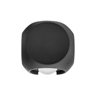 Integral LED Havana - buiten wandlamp met 2-weg - 7 x 5,05 x 8,16 cm - 6W LED incl. - IP54 - antraciet