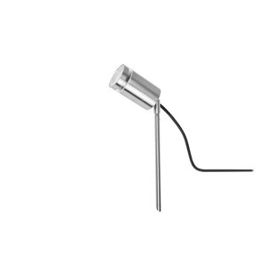 Integral LED Moroni - grondspot  op piek - 6 x 6 x 37,2 cm - 1 x GU10 - IP65 - roestvrij staal