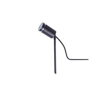 Integral LED Moroni - grondspot  op piek - 6 x 6 x 37,2 cm - 1 x GU10 - IP65 - zwart