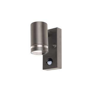 Integral LED Malaga - buiten wandlamp met bewegingssensor - met sensor override functie - 6,8 x 11,6 x 14,9 cm - IP54 - antraciet