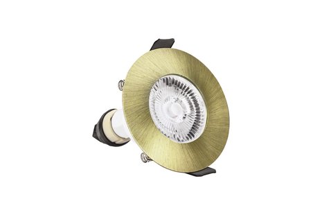 Integral LED Evofire 85 - inbouwspot - Ø 85 mm, Ø 70 mm inbouwmaat -  IP65 - antiek messing