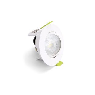 Integral LED Evofire 85 - kantelbaar inbouwspot - Ø 85 mm, Ø 70 mm inbouwmaat - IP65 - wit