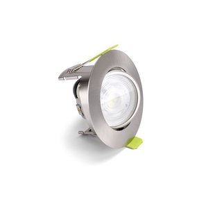 Integral LED Evofire 85 - inbouwspot - Ø 85 mm, Ø 70 mm inbouwmaat - IP65 - satijn nikkel