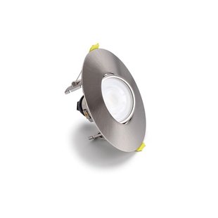 Integral LED Evofire Maxi 110 - inbouwspot - Ø 110 mm, Ø 100 mm inbouwmaat - satijn nikkel