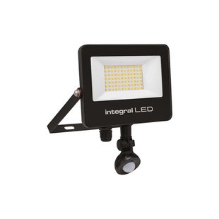 Integral LED Super Slim 2 – verstraler met sensor – 18,5 x 3,9 x 22,3 cm - via Tuya Smart - 30W LED incl. - IP67 - zwart