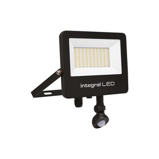 Integral LED Super Slim 2 – verstraler met bewegingssensor en Tuya Smart bediening – 25,3 x 4,1 x 27,8 cm - 70W LED incl. - IP67 - zwart