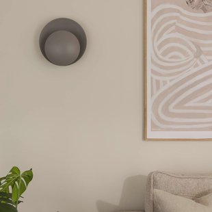 Globen Lighting wandlamp ORBIT, grijs, metaal, Ø 30 cm