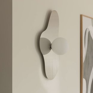 Globen Lighting wandlamp Illusion, chroom, glas, 60 cm