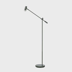 Cato vloerlamp bosgroen/zwart hoogte 134 cm dimbaar Belid - Woonkamer - Designer - Metaal - Cilinder