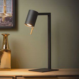 Lucide Bureaulamp Lesley, zwart, hoogte 50 cm, metaal