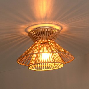 Lucide Plafondlamp Tasman, Ø 32 cm, naturelkleurig, papier