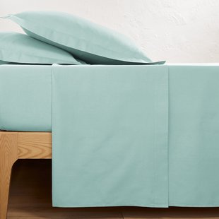 Effen plat laken in tergal, Scenario