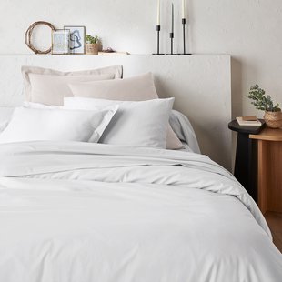 Effen dekbedovertrek in bio katoen, Scenario