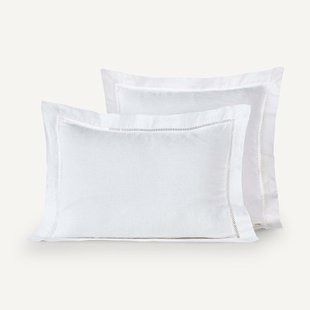 Kussensloop in gewassen linnen, Scala