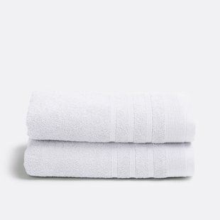 Set van 2 handdoeken in badstof 600 g/m2, Zavara