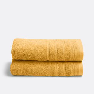 Set van 2 handdoeken in badstof 600 g/m2, Zavara