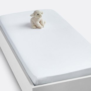 Hoeslaken babybed in effen jersey, Scenario