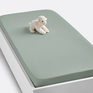 Hoeslaken babybed in effen jersey, Scenario