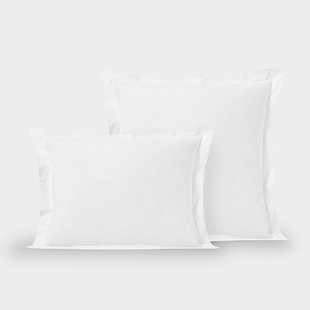 Kussensloop in katoen met platte volant, Scenario