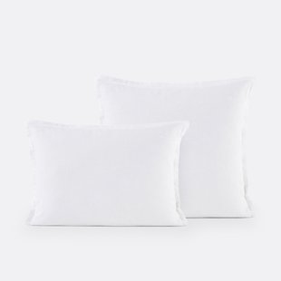 Kussensloop in gewassen linnen, Linot