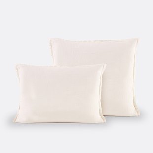 Kussensloop in gewassen linnen, Linot