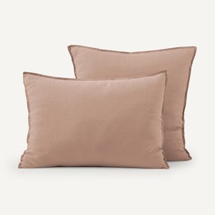 Kussensloop in gewassen linnen, Elina