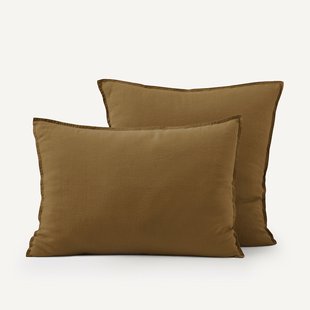 Kussensloop in gewassen linnen, Elina