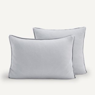 Kussensloop in gewassen linnen, Elina