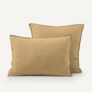 Kussensloop in gewassen linnen, Elina