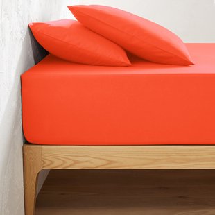 Effen hoeslaken in tergal, omslag 32 cm, Scenario