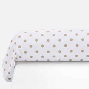 Bolstersloop in zuiver katoen met stippenprint, Clarisse