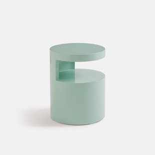 Cylindervormig glossy nachtkastje Newark