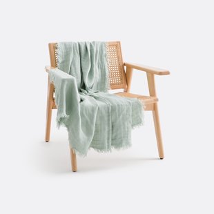 Plaid in gewassen linnen, Linange