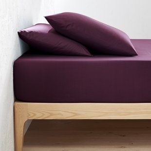 Hoeslaken in bio perkalkatoen Scenario