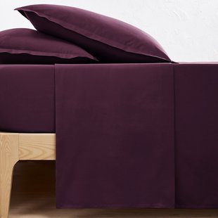 Plat laken in bio perkalkatoen Scenario