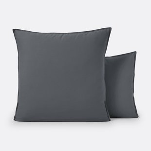 Effen kussensloop in gewassen katoen, Scenario