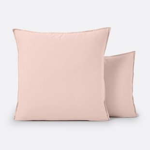 Effen kussensloop in gewassen katoen, Scenario