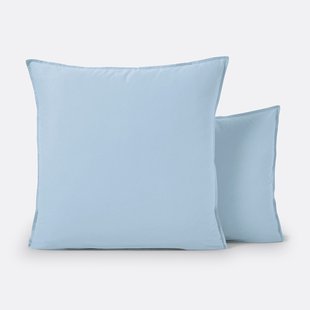 Effen kussensloop in gewassen katoen, Scenario