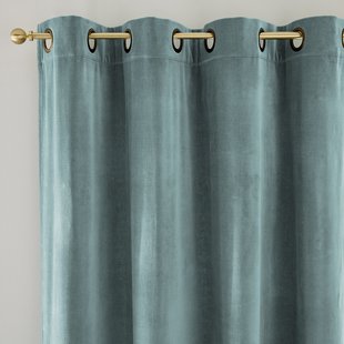 Gordijn in fluweel met oogjes Velvet