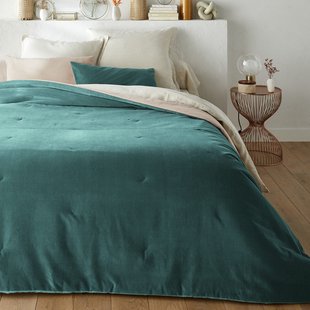 Gematelasseerde beddensprei in fluweelkatoen, Velvet