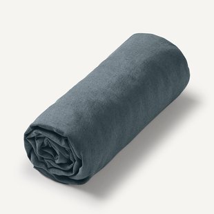 Hoeslaken in gewassen linnen, Elina voor dikke matras