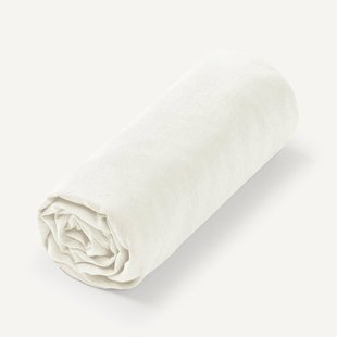 Hoeslaken in gewassen linnen, Elina voor dikke matras