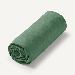 Hoeslaken in gewassen linnen, Elina voor dikke matras