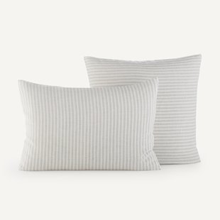 Kussensloop in gewassen linnen, Kalaya