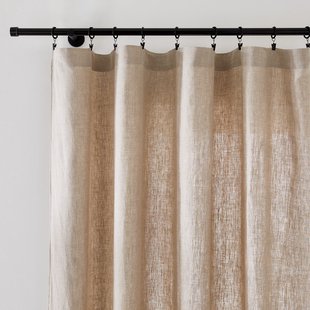 Gordijnpand in gewassen linnen, Onega