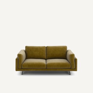 Bank in fluweel, 2-zit, César