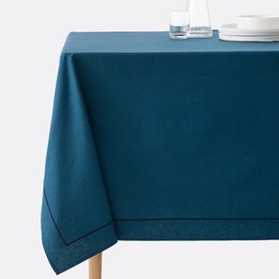 Tafelkleed in gewassen linnen/katoen Métis Bourdon